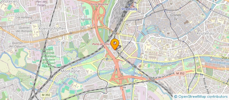 localisation de l'entreprise ASSOCIATION LE KAFTEUR à STRASBOURG