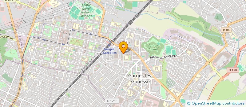 localisation de l'entreprise ASSOCIATION LE KIKI CLUB  GARGES-LES-GONESSE