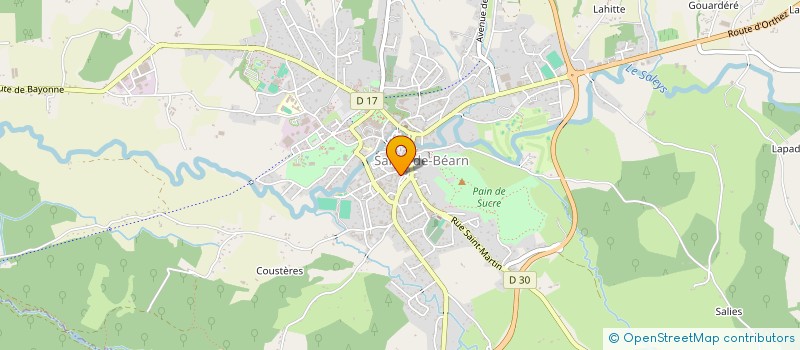 localisation de l'entreprise ASSOCIATION LE LAVOIR à SALIES-DE-BEARN