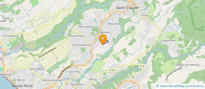localisation de l'entreprise ASSOCIATION LE LIEN à SAINT-CLAUDE