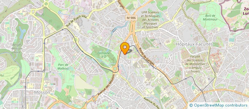 localisation de l'entreprise ASSOCIATION LE LIEN BRICOLAGE à MONTPELLIER
