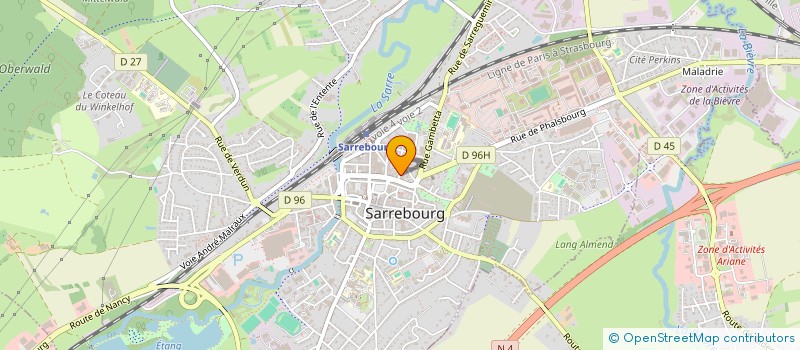 localisation de l'entreprise ASSOCIATION LE LORRAIN à SARREBOURG