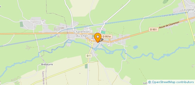 localisation de l'entreprise ASSOCIATION LE MANOIR DES REMPARTS  CHARENTON-DU-CHER