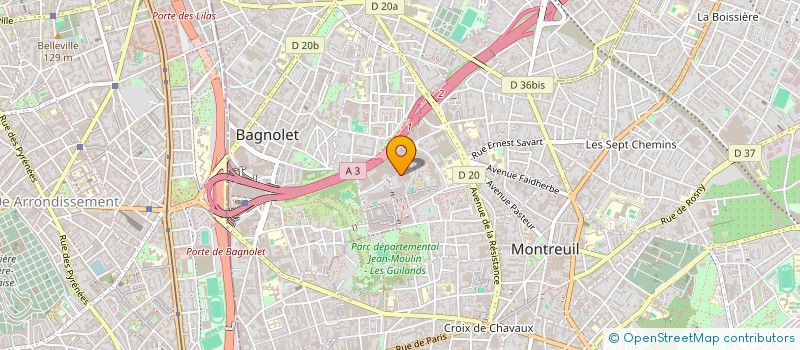 localisation de l'entreprise ASSOCIATION LE MASSID ALM à MONTREUIL