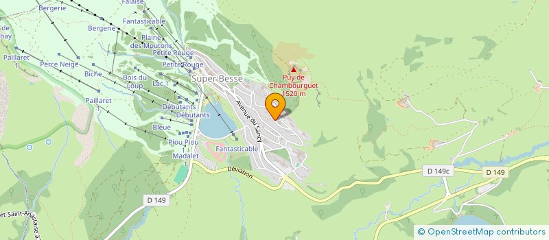 localisation de l'entreprise ASSOCIATION LE MONT FERRAND  BESSE-ET-SAINT-ANASTAISE