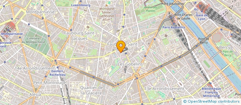 localisation de l'entreprise ASSOCIATION LE MONTE CHARGE  PARIS