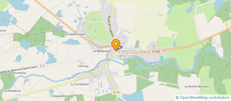 localisation de l'entreprise ASSOCIATION LE MOULIN à MEZIERES-EN-BRENNE