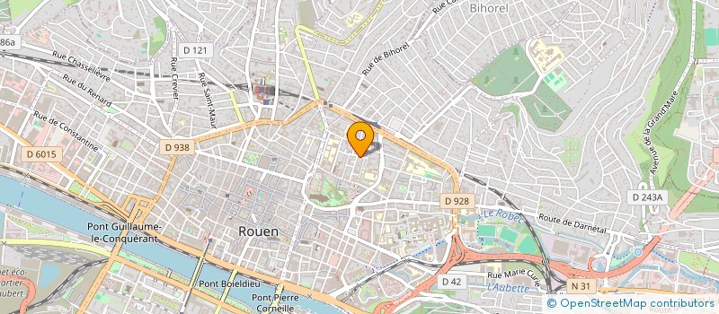 localisation de l'entreprise ASSOCIATION LE P'TIT THEATRE à ROUEN