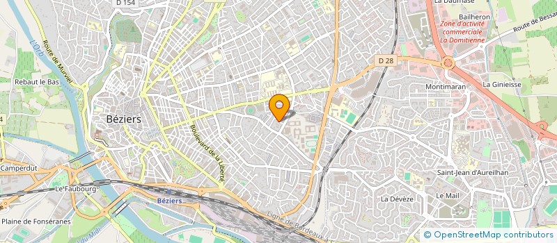 localisation de l'entreprise ASSOCIATION LE PAIN DE JOELLETOLOCH à BEZIERS