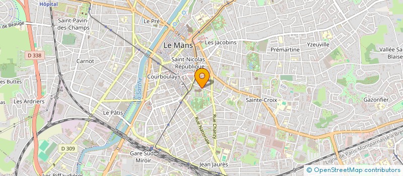 localisation de l'entreprise ASSOCIATION LE PAIN DE VIE à LE MANS