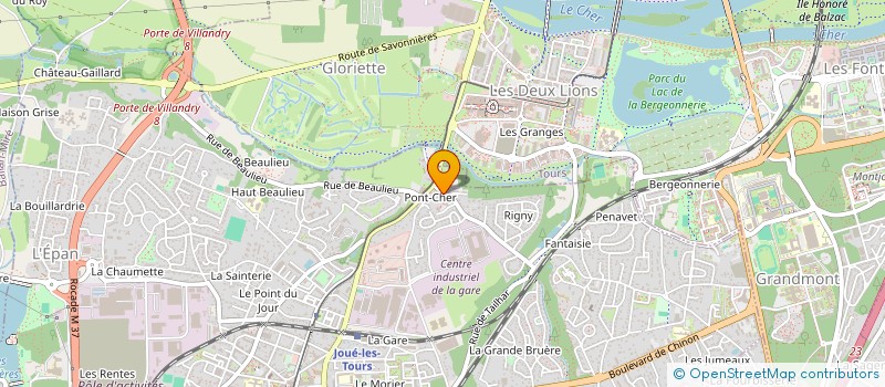 localisation de l'entreprise ASSOCIATION LE PANIER GOURMAND DE VALERIE à JOUE-LES-TOURS