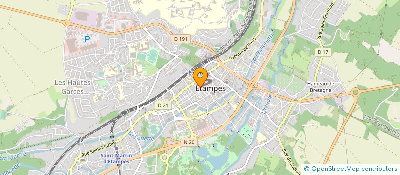 localisation de l'entreprise ASSOCIATION LE PASSAGE à ETAMPES