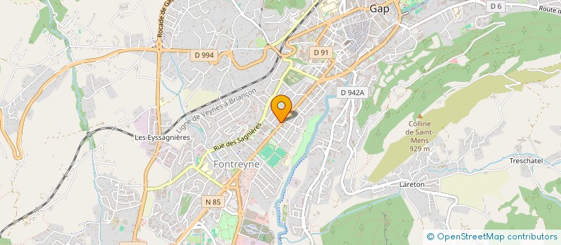 localisation de l'entreprise ASSOCIATION LE PASSE MURAILLE  GAP