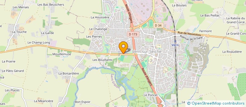 localisation de l'entreprise ASSOCIATION LE PATIS FRAUX  VERN-SUR-SEICHE