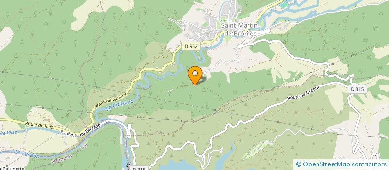 localisation de l'entreprise ASSOCIATION LE PAYANET  SAINT-MARTIN-DE-BROMES