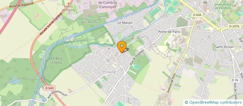 localisation de l'entreprise ASSOCIATION LE PELICAN  PROVILLE