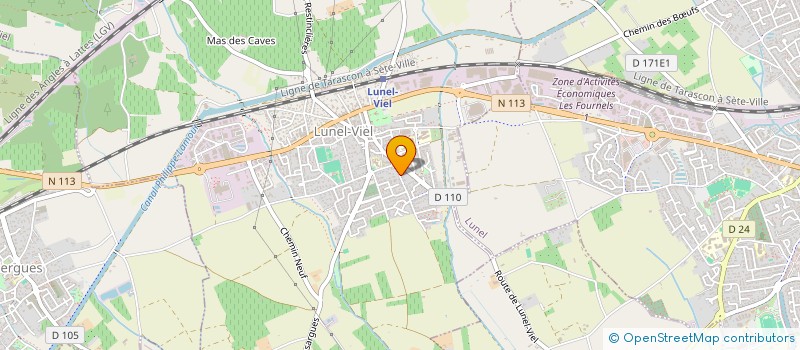 localisation de l'entreprise ASSOCIATION LE PETIT CALIN  LUNEL-VIEL