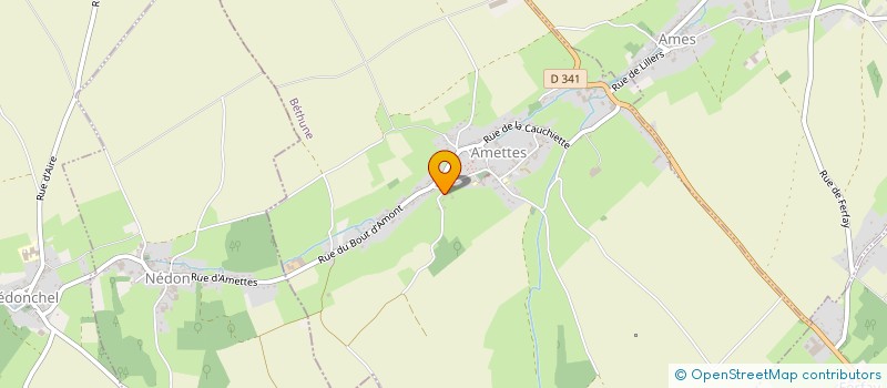 localisation de l'entreprise ASSOCIATION LE PETIT CHAT  AMETTES