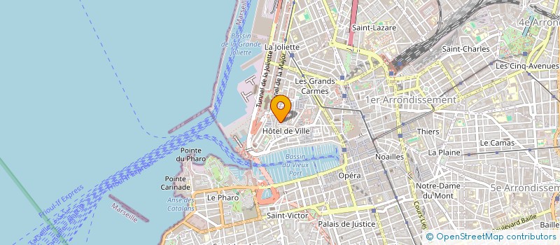 localisation de l'entreprise ASSOCIATION LE PIED NU à MARSEILLE