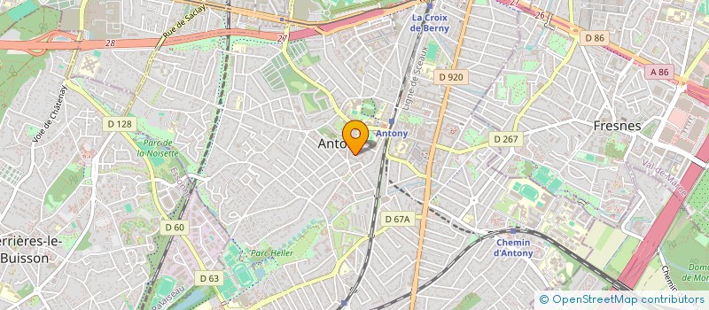 localisation de l'entreprise ASSOCIATION LE PLAN à ANTONY