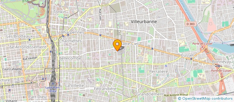 localisation de l'entreprise ASSOCIATION LE POING ET LA ROSE à VILLEURBANNE