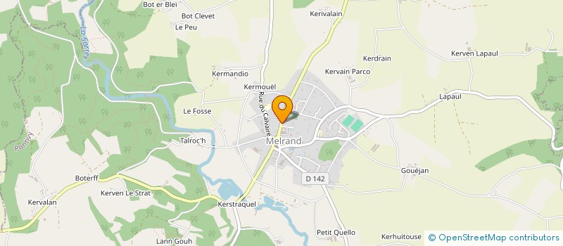 localisation de l'entreprise ASSOCIATION LE POINT D ORGUE à MELRAND