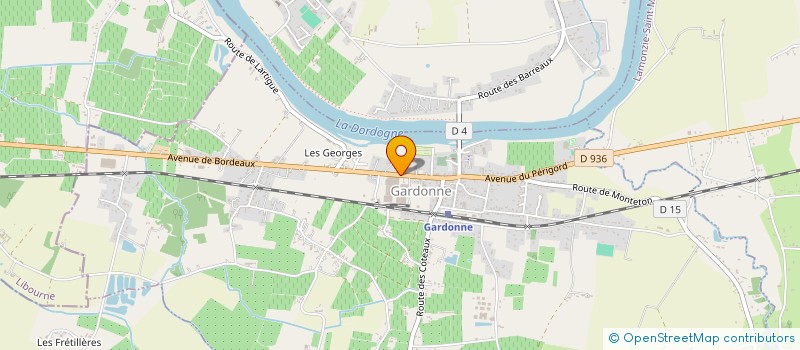 localisation de l'entreprise ASSOCIATION LE PONT à GARDONNE