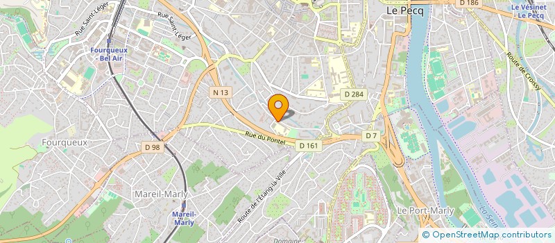 localisation de l'entreprise ASSOCIATION LE PONT SUSPENDU DES ARTS TRADITIONNELS ET DE LA CULTURE (APAC) à SAINT-GERMAIN-EN-LAYE
