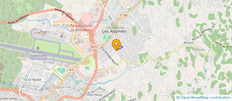 localisation de l'entreprise ASSOCIATION LE POURVOYEUR à GOYAVE