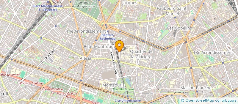 localisation de l'entreprise ASSOCIATION LE PROSCENIUM  PARIS