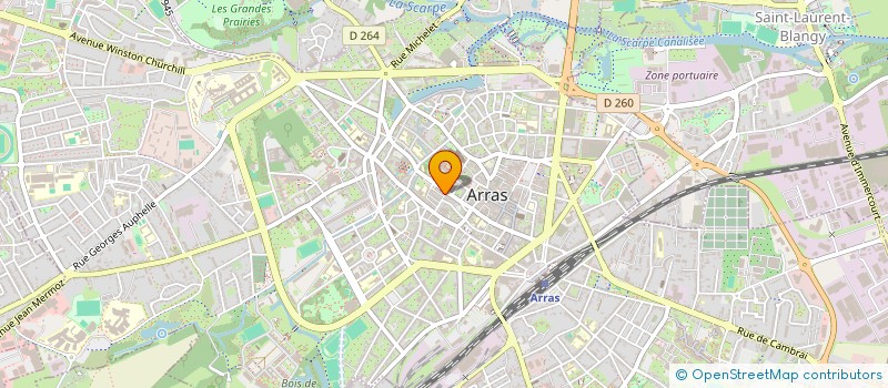 localisation de l'entreprise ASSOCIATION LE QUAI DE LA BATTERIE à ARRAS