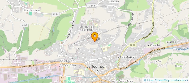 localisation de l'entreprise ASSOCIATION LE RAVINET  LA BATIE-MONTGASCON