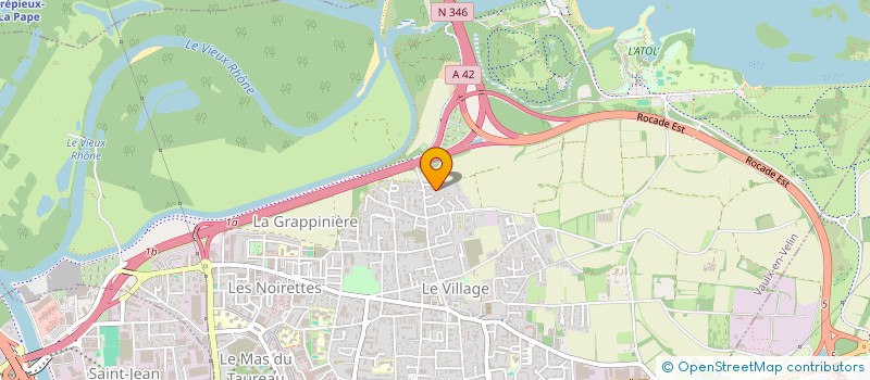 localisation de l'entreprise ASSOCIATION LE RAYON  VAULX-EN-VELIN