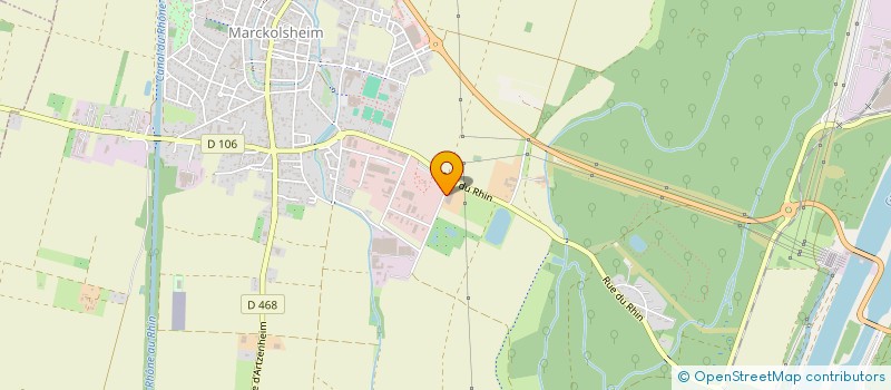 localisation de l'entreprise ASSOCIATION LE REFUGE 67  MARCKOLSHEIM