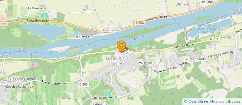 localisation de l'entreprise ASSOCIATION LE REFUGE à LUSSAULT SUR LOIRE