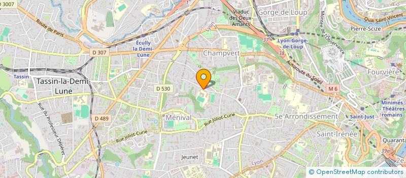 localisation de l'entreprise ASSOCIATION LE REFUGE  LYON