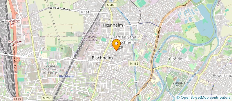 localisation de l'entreprise ASSOCIATION LE RELAIS à BISCHHEIM