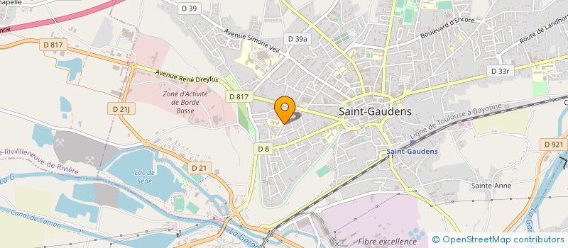 localisation de l'entreprise ASSOCIATION LE RELAIS EN COMMINGES à SAINT-GAUDENS
