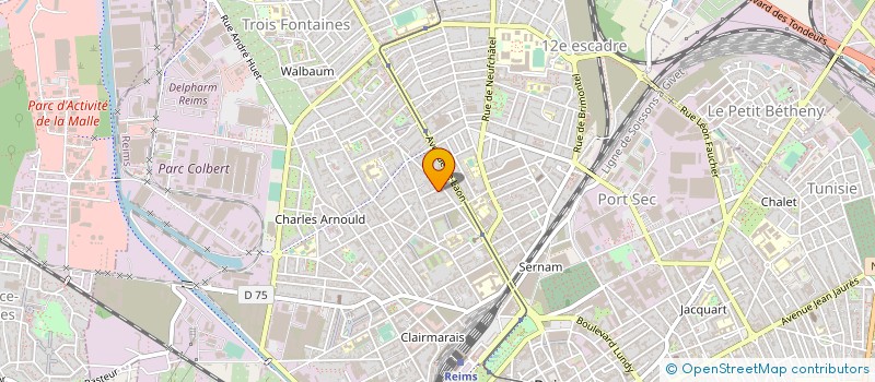 localisation de l'entreprise ASSOCIATION LE RETOUR A REIMS à REIMS