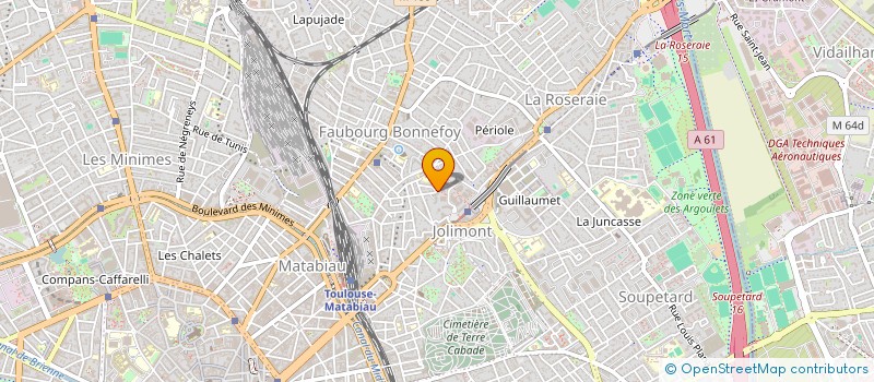 localisation de l'entreprise ASSOCIATION LE RIRE DU GUERRIER à TOULOUSE