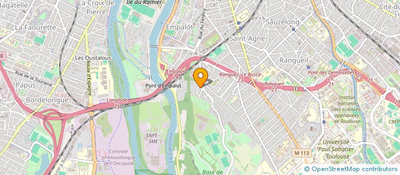 localisation de l'entreprise ASSOCIATION LE ROCHER à TOULOUSE