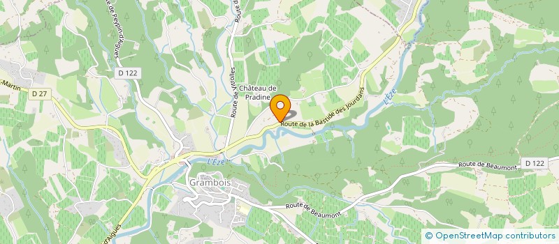 localisation de l'entreprise ASSOCIATION LE ROUCAS  GRAMBOIS