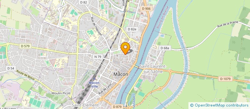 localisation de l'entreprise ASSOCIATION LE SCHERZO à MACON