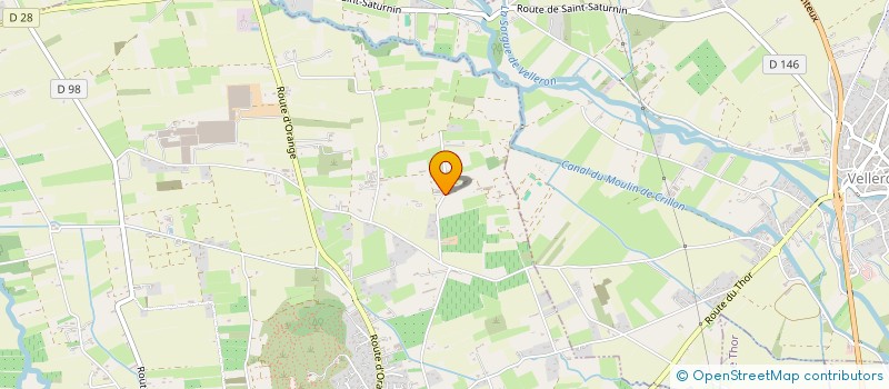 localisation de l'entreprise ASSOCIATION LE SOUCHET  LE THOR