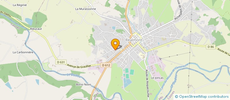 localisation de l'entreprise ASSOCIATION LE SOURIRE D'ELISE à REALMONT