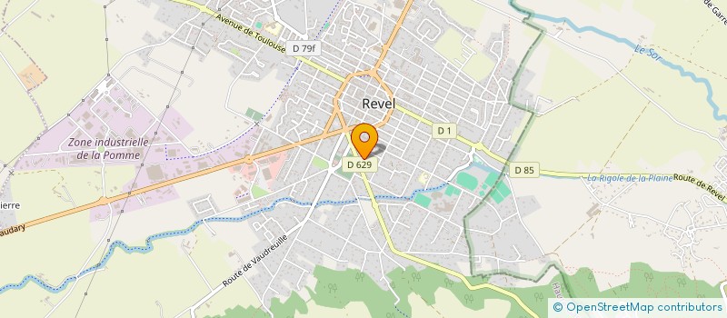 localisation de l'entreprise ASSOCIATION LE SQUARE  REVEL