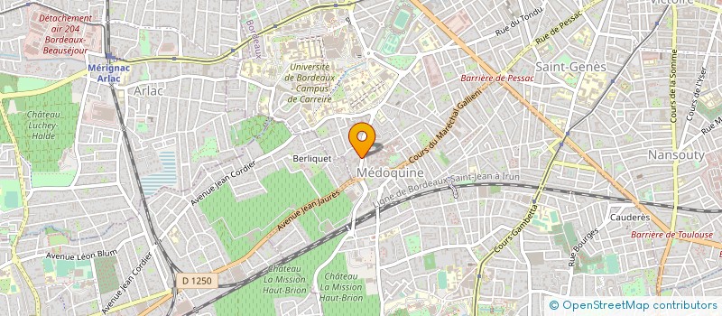 localisation de l'entreprise ASSOCIATION LE TAUZIN à BORDEAUX