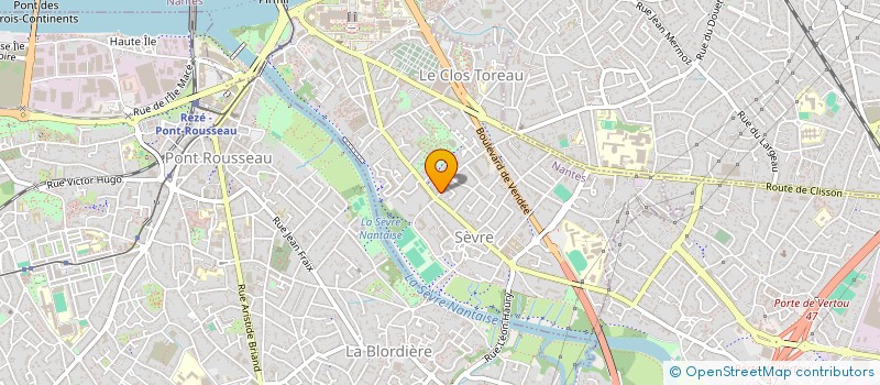 localisation de l'entreprise ASSOCIATION LE TEMPS D' ETRE  NANTES