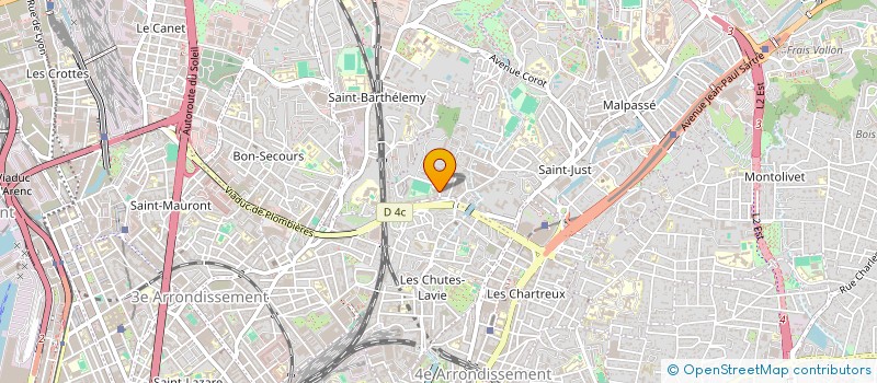localisation de l'entreprise ASSOCIATION LE TEMPS DES CERISES  MARSEILLE