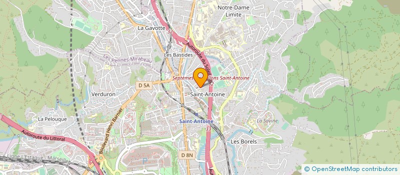 localisation de l'entreprise ASSOCIATION LE THABOR à MARIGNANE